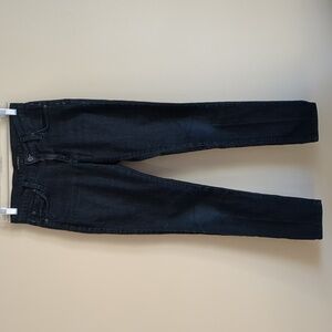 26 James Jeans Black Cat Skinny Washed Black Denim